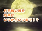 月花殿の金運護符の効果はいつから出るの？そしていつまで続くの？